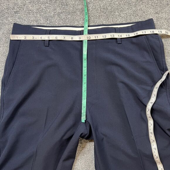 FJ FootJoy Pants Mens 36 Navy Stretch Straight Golf Performance Lightweight - Picture 7 of 13